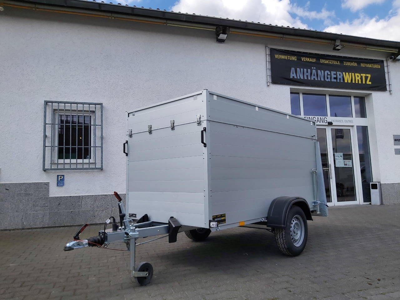 ALUBOXX Deckelanhänger GTB 1200 VT2 251x126x118cm Heckrampe (S) 1160kg Winter Aktion - Closed box trailer: picture 3 ALUBOXX Deckelanhänger GTB 1200 VT2 251x126x118cm Heckrampe (S) 1160kg Winter Aktion - Closed box trailer: picture 3