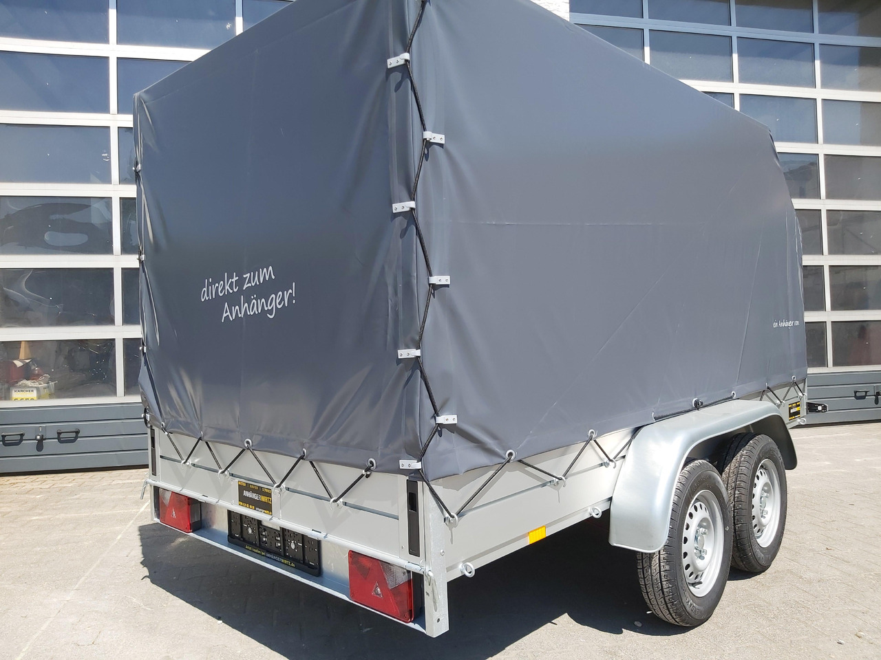 Aluliner Planen Anhänger GTT 2000 301x151x150cm Plane grau schräg (M) 2000kg Aktion - Curtainsider trailer: picture 3 Aluliner Planen Anhänger GTT 2000 301x151x150cm Plane grau schräg (M) 2000kg Aktion - Curtainsider trailer: picture 3