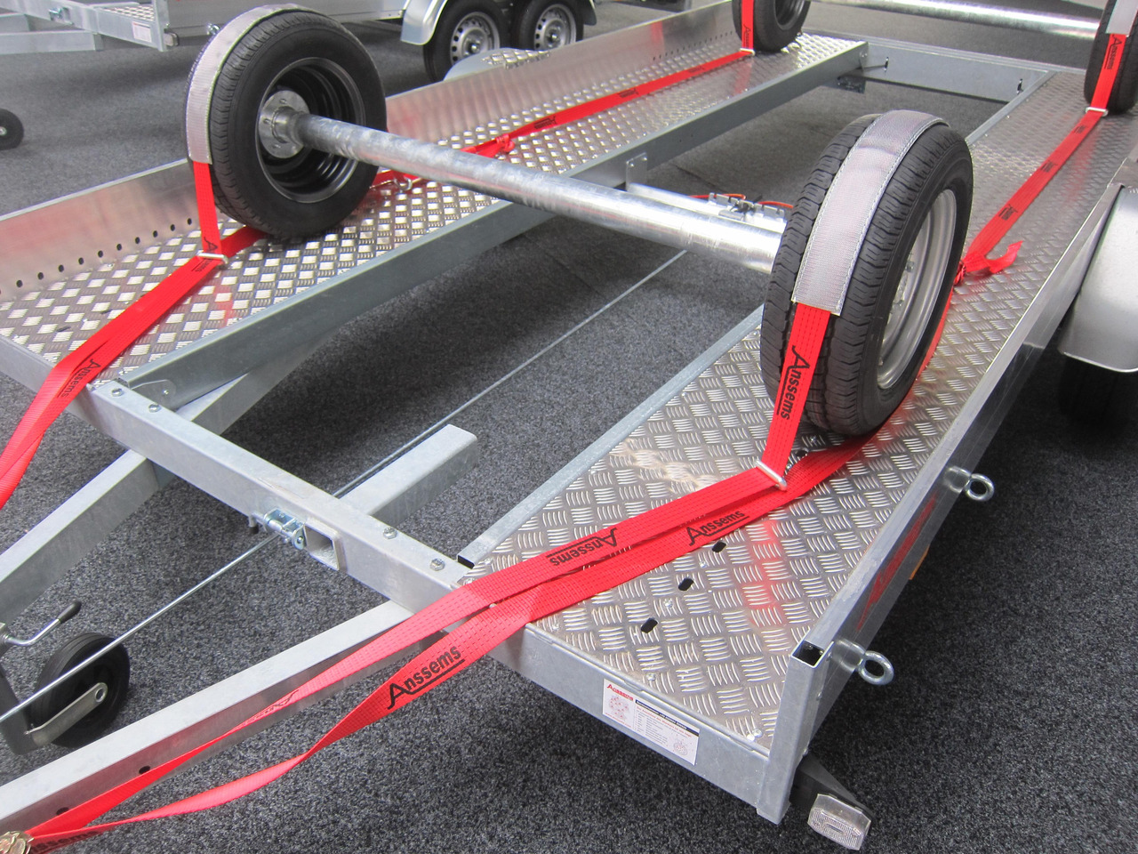 Autotransporter trailer Anssems AMT ECO 2000 light 400x188x18cm (XL) Alurampen 2000kg Wohnmobilanhänger Januar Aktion: picture 14 Autotransporter trailer Anssems AMT ECO 2000 light 400x188x18cm (XL) Alurampen 2000kg Wohnmobilanhänger Januar Aktion: picture 14