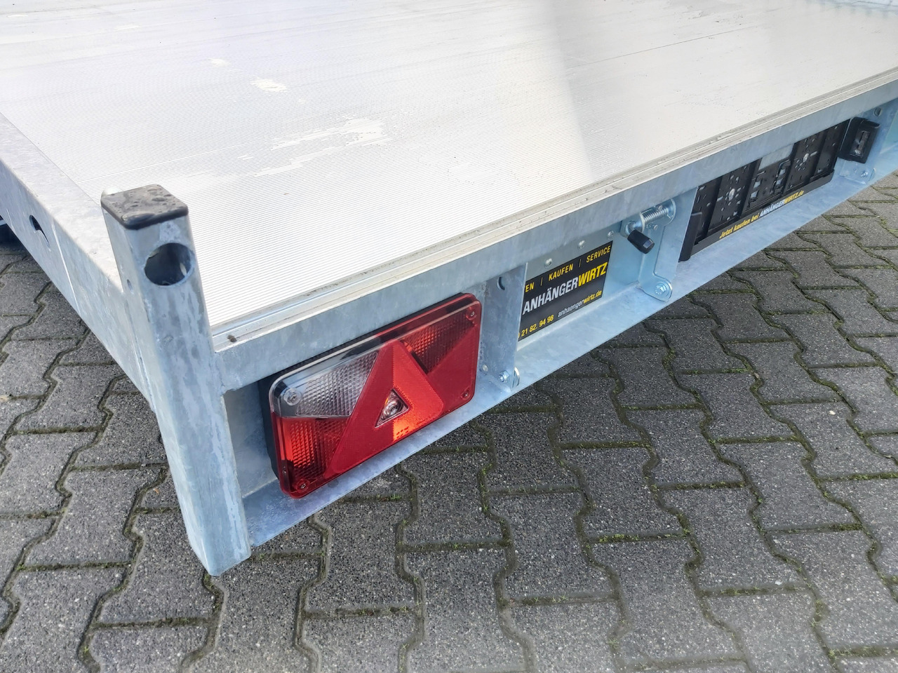 Dropside/ Flatbed trailer Anssems MSX 3000 Multitransporter 405x200cm Aluboden 3000kg Aktion bei Onlinekauf: picture 8