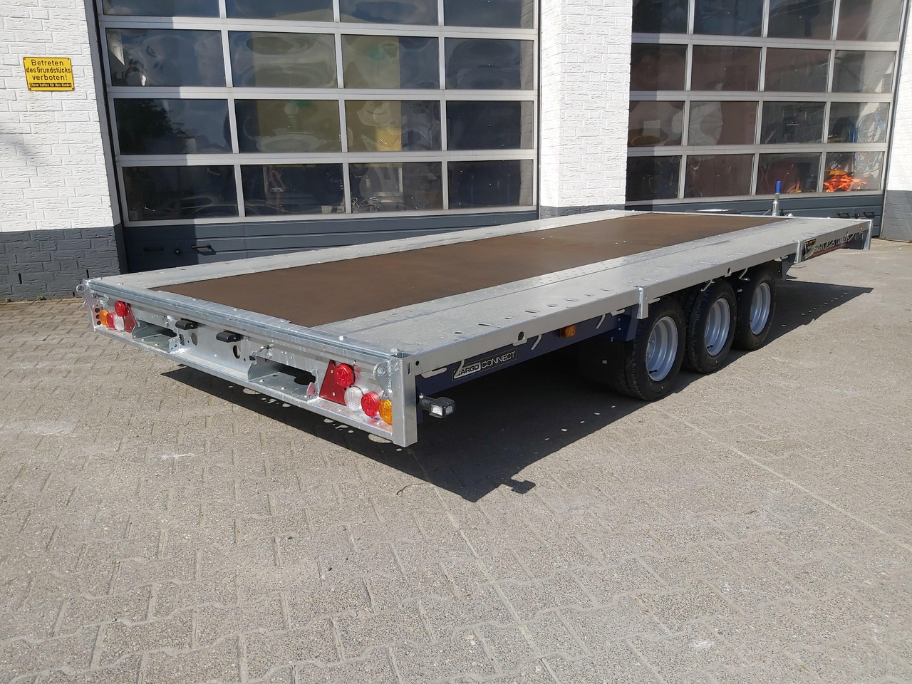 Brian James Trailer CarGO Connect 450x210cm Tridem 10" 3500kg Modell 22 - Dropside/ Flatbed trailer: picture 3 Brian James Trailer CarGO Connect 450x210cm Tridem 10" 3500kg Modell 22 - Dropside/ Flatbed trailer: picture 3