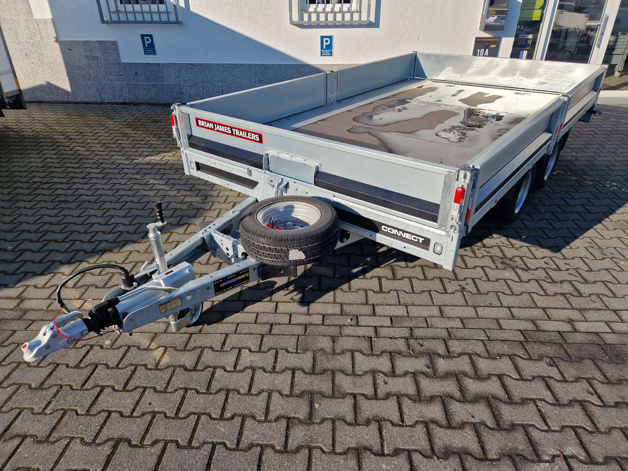 Dropside/ Flatbed trailer Brian James Trailer Connect 360x215x30cm Blackline Bordwände LED 12" (L) 3500kg: picture 12