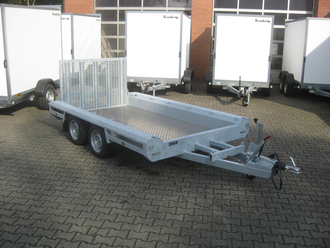 HULCO TERRAX Aluboden 294x150x27cm Heckrampe 100cm (M) 3000kg Abverkauf - Plant trailer: picture 4 HULCO TERRAX Aluboden 294x150x27cm Heckrampe 100cm (M) 3000kg Abverkauf - Plant trailer: picture 4
