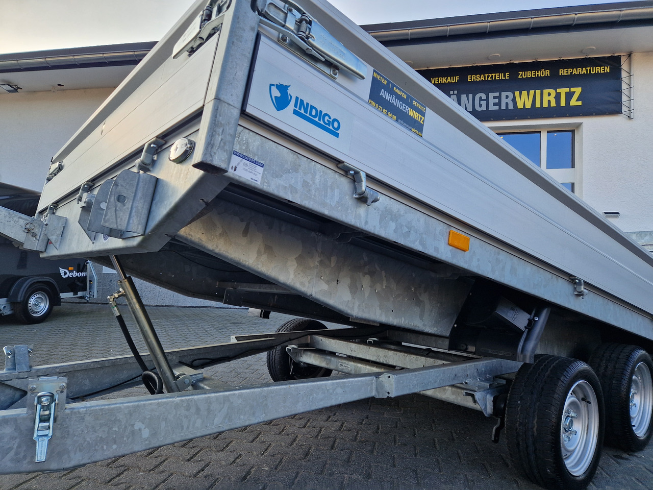 Hapert Indigo HT-2 405x201x30cm ankippbar Heckklappe Seilwinde 3500kg - Plant trailer: picture 2 Hapert Indigo HT-2 405x201x30cm ankippbar Heckklappe Seilwinde 3500kg - Plant trailer: picture 2