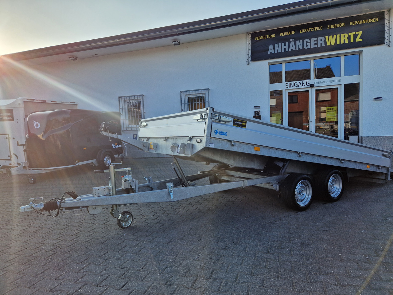 Hapert Indigo HT-2 405x201x30cm ankippbar Heckklappe Seilwinde 3500kg - Plant trailer: picture 4 Hapert Indigo HT-2 405x201x30cm ankippbar Heckklappe Seilwinde 3500kg - Plant trailer: picture 4