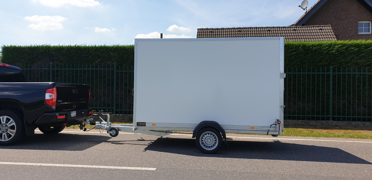 Closed box trailer Kofferanhänger Senklift AZSL 1730/151 Sandwich Serie 40 301x151x185cm Alu Heckrampe 1750kg preo 2023: picture 7