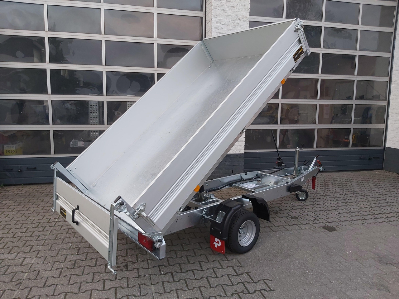 Pongratz Kipper RK 2600/15 G-AL 260x151x36cm Stahlboden Pendelklappe 10" 1500kg Aktion - Tipper trailer: picture 5 Pongratz Kipper RK 2600/15 G-AL 260x151x36cm Stahlboden Pendelklappe 10" 1500kg Aktion - Tipper trailer: picture 5