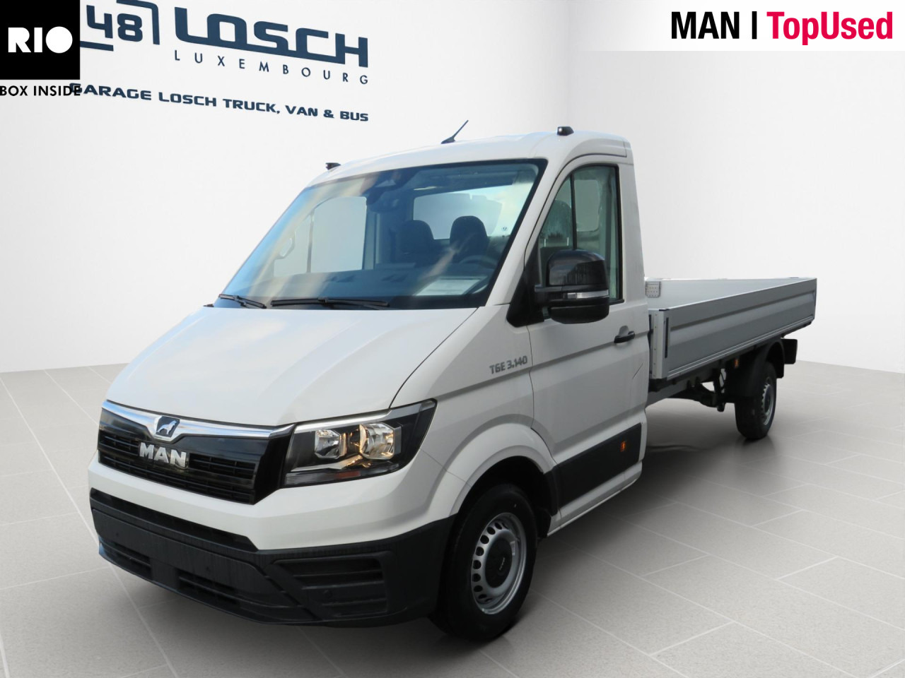 MAN TGE 3.140 4X2F L4 SB EK Pritsche - Open body delivery van: picture 1 MAN TGE 3.140 4X2F L4 SB EK Pritsche - Open body delivery van: picture 1