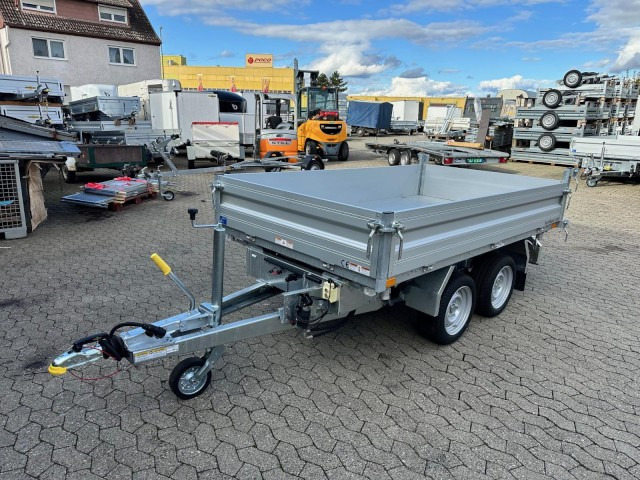 New Tipper trailer Humbaur 3-Seitenkipper HTK 2700.27 E-Pumpe Alu, 2670 x 1500 x 350 mm, 2,7 to.: picture 9