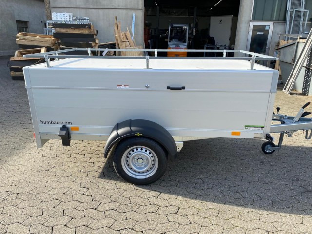 Humbaur HA 132513-5 mit Holz-Alu Deckel mit Reling 1300 kg, 2510 x 1310 x 500mm, 100 km/h - Car trailer: picture 4 Humbaur HA 132513-5 mit Holz-Alu Deckel mit Reling 1300 kg, 2510 x 1310 x 500mm, 100 km/h - Car trailer: picture 4