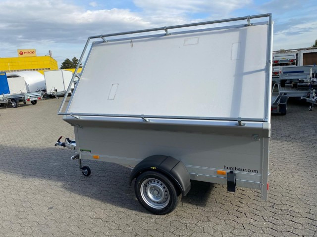 Humbaur HA 132513-5 mit Holz-Alu Deckel mit Reling 1300 kg, 2510 x 1310 x 500mm, 100 km/h - Car trailer: picture 2 Humbaur HA 132513-5 mit Holz-Alu Deckel mit Reling 1300 kg, 2510 x 1310 x 500mm, 100 km/h - Car trailer: picture 2