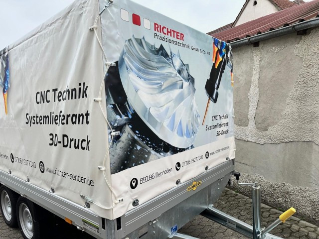 Humbaur HT 253118 Hochlader 2,5 to. mit Hochplane 200 cm, Digitaldruck - Car trailer: picture 2 Humbaur HT 253118 Hochlader 2,5 to. mit Hochplane 200 cm, Digitaldruck - Car trailer: picture 2