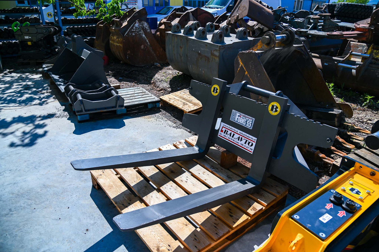 Balavto B-FORKS 5,5 S6 for excavators - Forks for Excavator: picture 3 Balavto B-FORKS 5,5 S6 for excavators - Forks for Excavator: picture 3