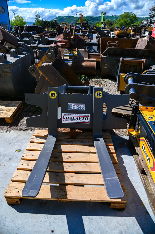 Balavto B-FORKS 5,5 S6 for excavators - Forks for Excavator: picture 2 Balavto B-FORKS 5,5 S6 for excavators - Forks for Excavator: picture 2