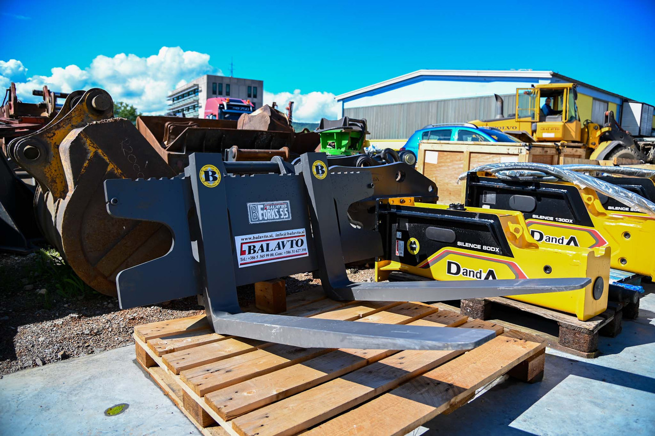 Balavto B-FORKS 5,5 S6 for excavators - Forks for Excavator: picture 1 Balavto B-FORKS 5,5 S6 for excavators - Forks for Excavator: picture 1