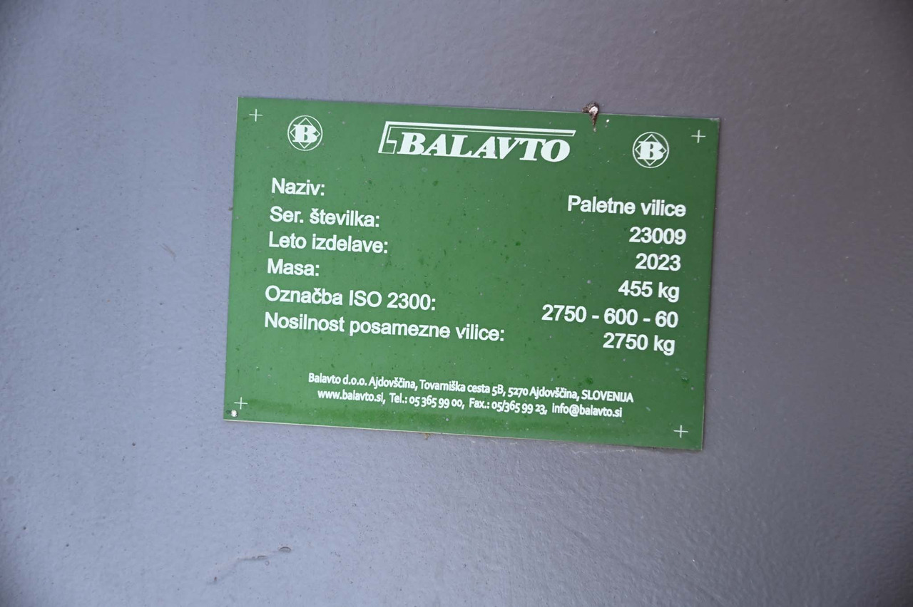 New Forks for Excavator Balavto B-FORKS 5,5 S6 for excavators: picture 8 New Forks for Excavator Balavto B-FORKS 5,5 S6 for excavators: picture 8