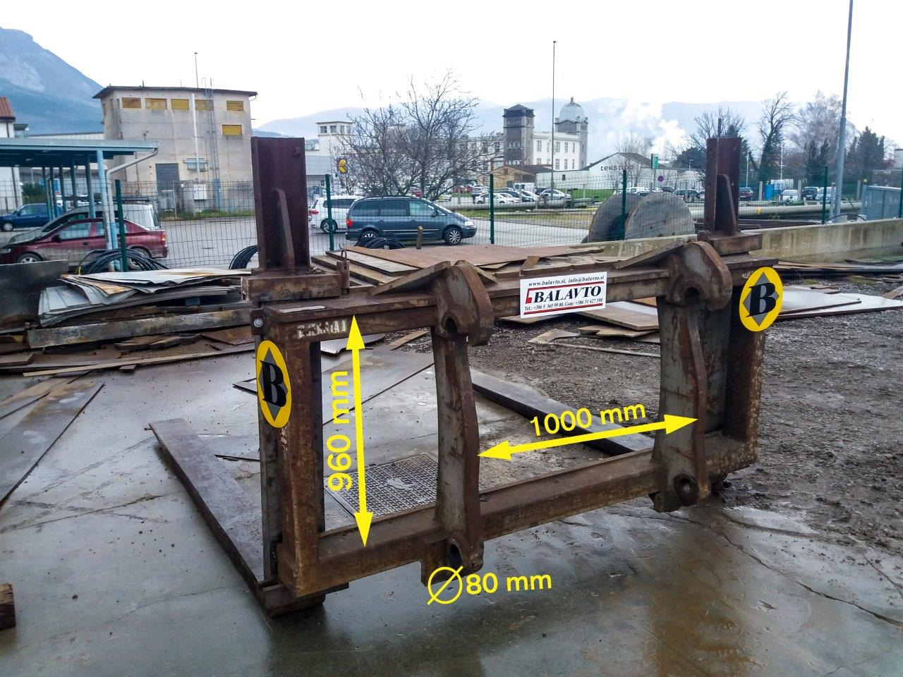 Forks for Material handling equipment Gjerstad Heavy Duty forks for 25-30 ton wheel loaders: picture 6