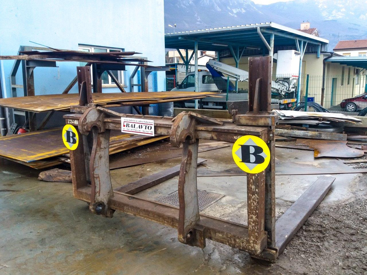 Forks for Material handling equipment Gjerstad Heavy Duty forks for 25-30 ton wheel loaders: picture 7