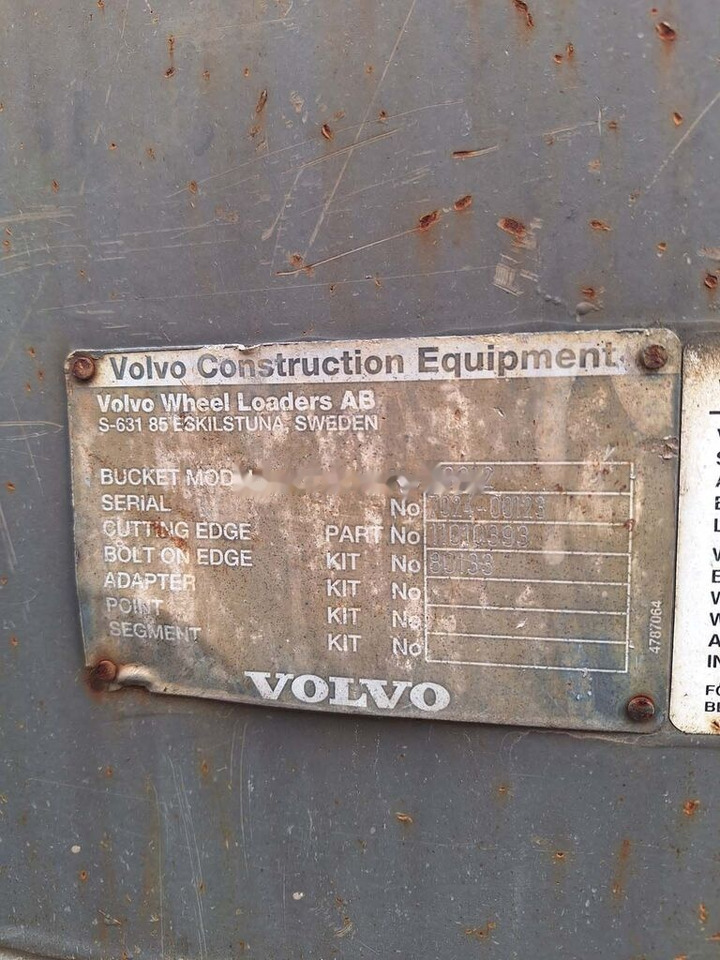 Loader bucket Volvo 93812 loader bucket 2300 mm BOE: picture 6