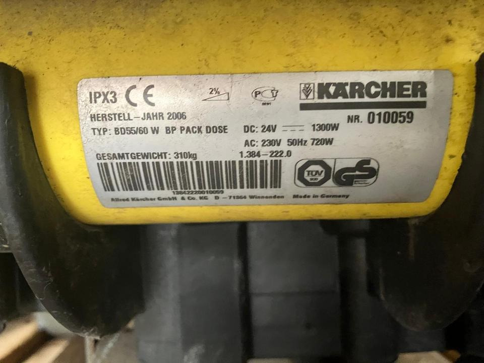 Kärcher BD 55/60W Putzmaschine Akku defekt, Teileträger - Scrubber dryer: picture 5 Kärcher BD 55/60W Putzmaschine Akku defekt, Teileträger - Scrubber dryer: picture 5