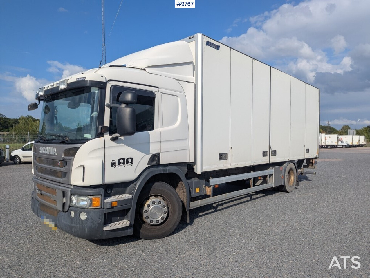 Box Truck Scania P320 4X2 with tail lift - Box truck: picture 1 Box Truck Scania P320 4X2 with tail lift - Box truck: picture 1