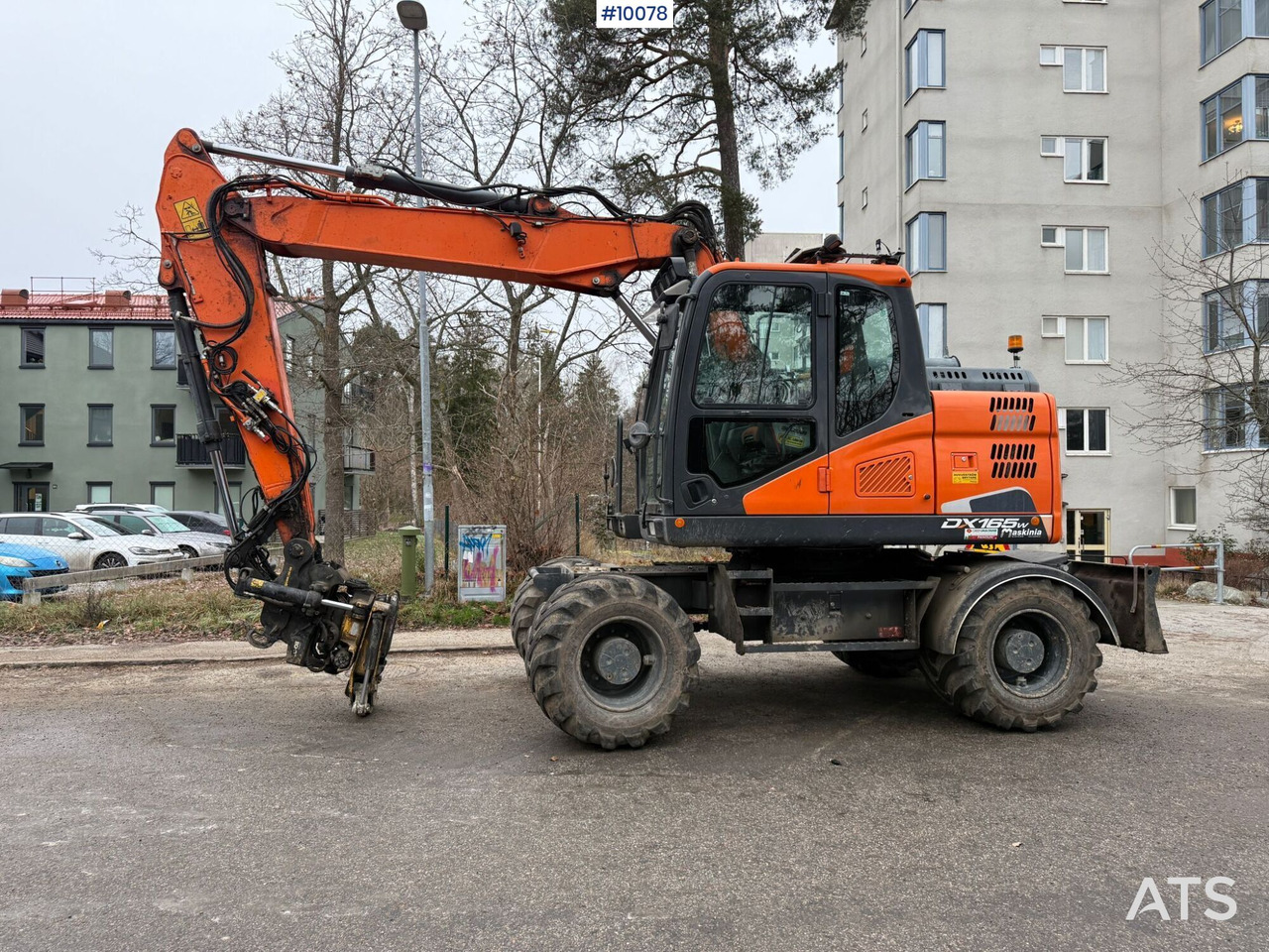 Doosan DX165W-5 Wheeled excavator (VIDEO) - Wheel excavator: picture 2 Doosan DX165W-5 Wheeled excavator (VIDEO) - Wheel excavator: picture 2