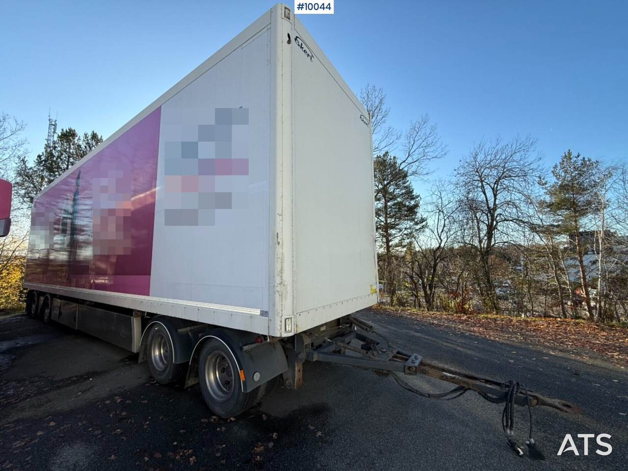Ekeri S8-D cabinet trailer with opening side - Closed box trailer: picture 5 Ekeri S8-D cabinet trailer with opening side - Closed box trailer: picture 5