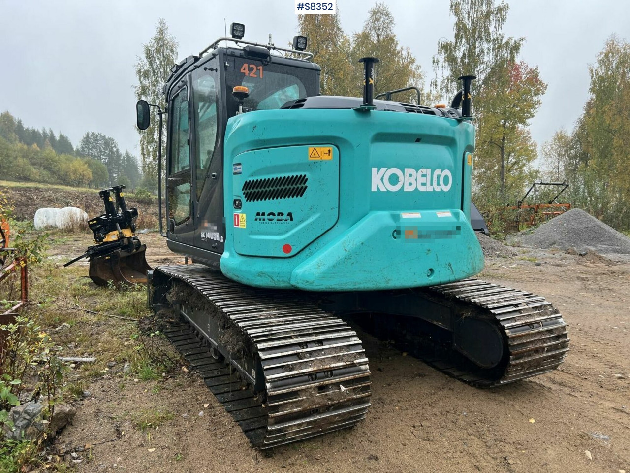 KOBELCO SK140 SRLC-7 with Trejon Cutting unit and Engcon tiltrotator (SEE VIDEO) - Crawler excavator: picture 3 KOBELCO SK140 SRLC-7 with Trejon Cutting unit and Engcon tiltrotator (SEE VIDEO) - Crawler excavator: picture 3
