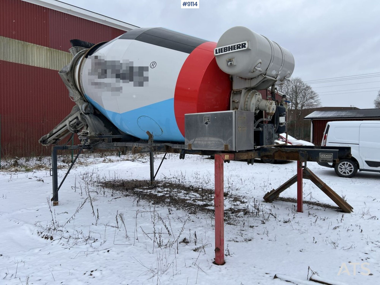 Liebherr Concrete Mixer at Laxoram - Concrete mixer drum: picture 2 Liebherr Concrete Mixer at Laxoram - Concrete mixer drum: picture 2