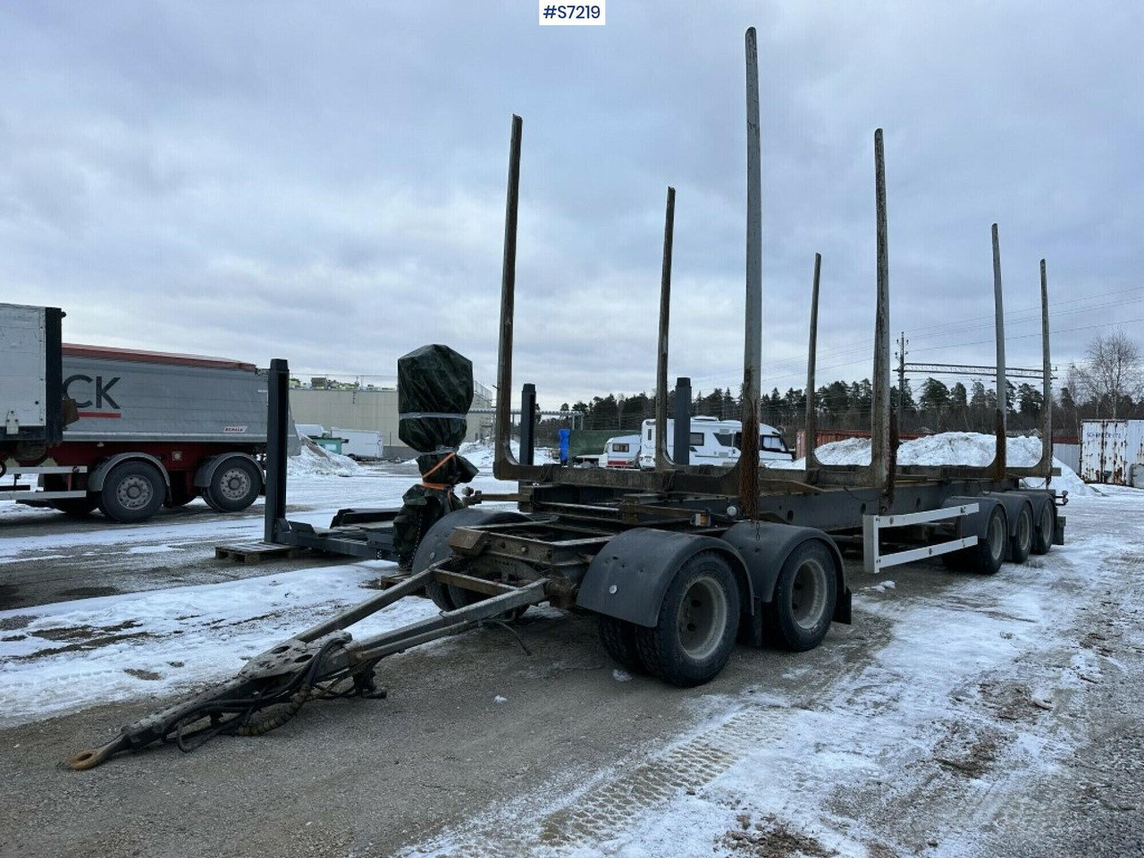 Logging trailer 5-axles, Parator SV 18-24 - Logging trailer: picture 1 Logging trailer 5-axles, Parator SV 18-24 - Logging trailer: picture 1