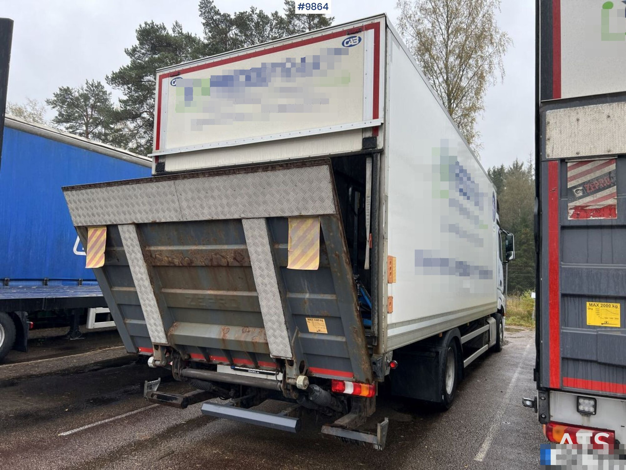 MERCEDES-BENZ ACTROS 963-0-A Box truck with tail lift - Box truck: picture 3 MERCEDES-BENZ ACTROS 963-0-A Box truck with tail lift - Box truck: picture 3