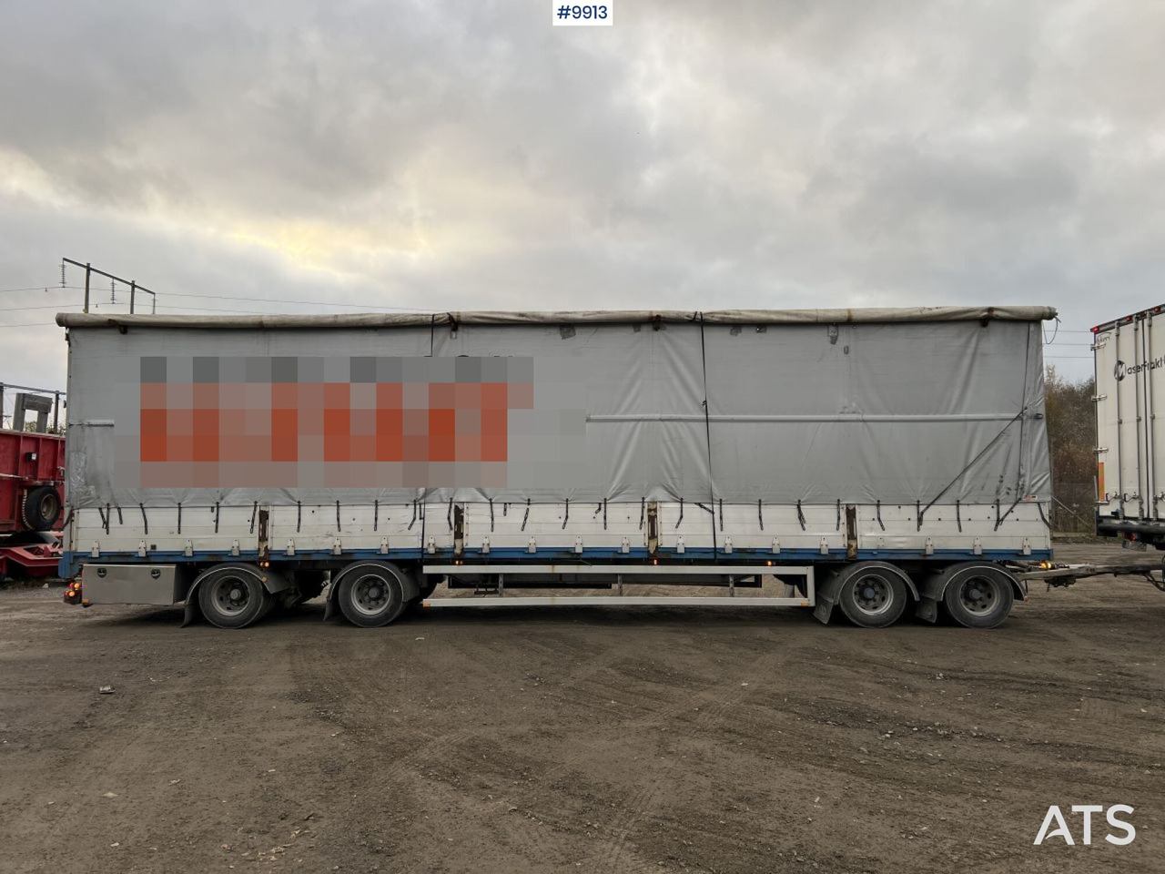 Dropside/ Flatbed trailer PARATOR SCV 18-20 Truck trailer with folding sides: picture 9 Dropside/ Flatbed trailer PARATOR SCV 18-20 Truck trailer with folding sides: picture 9