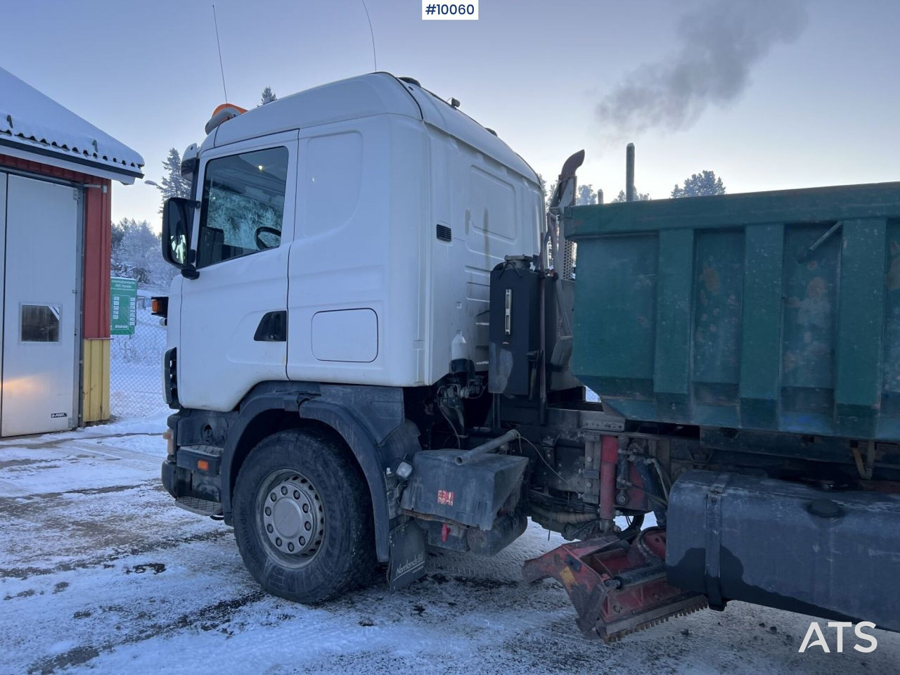 SCANIA R164 Tipper truck with plow equipment (VIDEO) - Tipper: picture 2 SCANIA R164 Tipper truck with plow equipment (VIDEO) - Tipper: picture 2