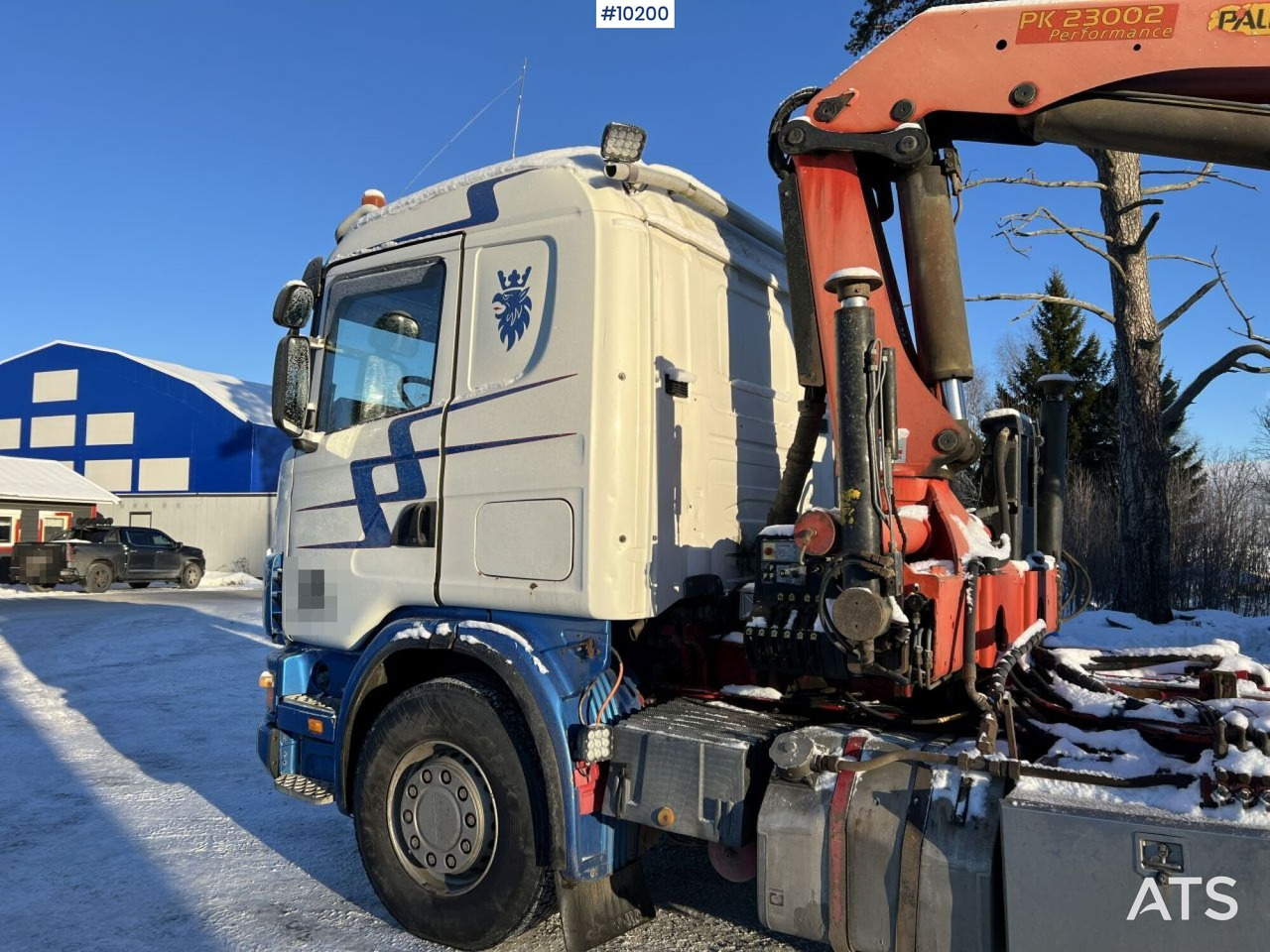Scania R164 with Palfinger PK 23002 Crane truck/Truck with crane - Hook lift truck, Crane truck: picture 5 Scania R164 with Palfinger PK 23002 Crane truck/Truck with crane - Hook lift truck, Crane truck: picture 5
