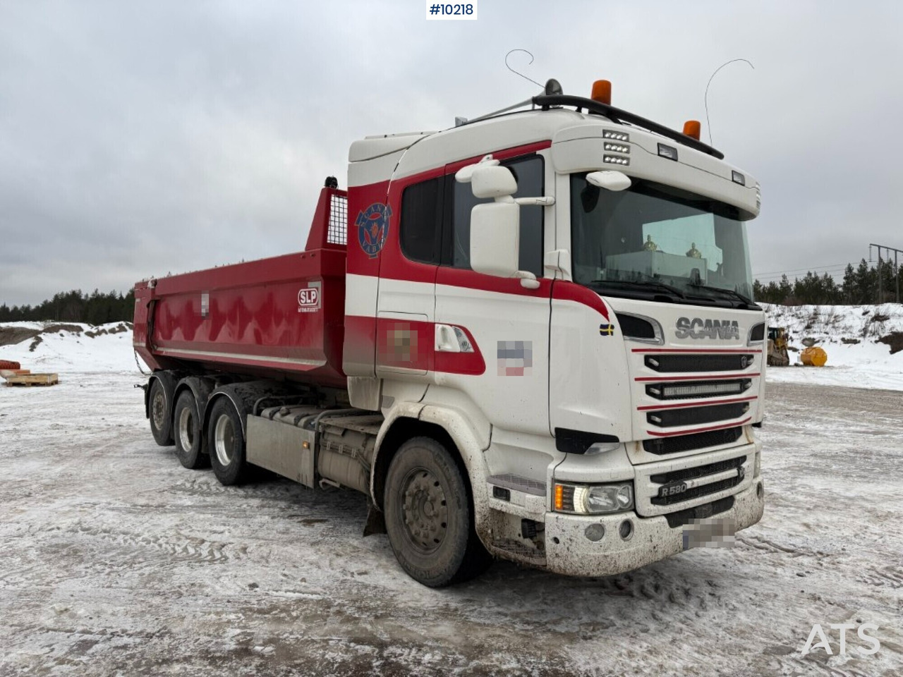 Scania R580 8X4 cassette truck with SLP trailer - Tipper: picture 2 Scania R580 8X4 cassette truck with SLP trailer - Tipper: picture 2