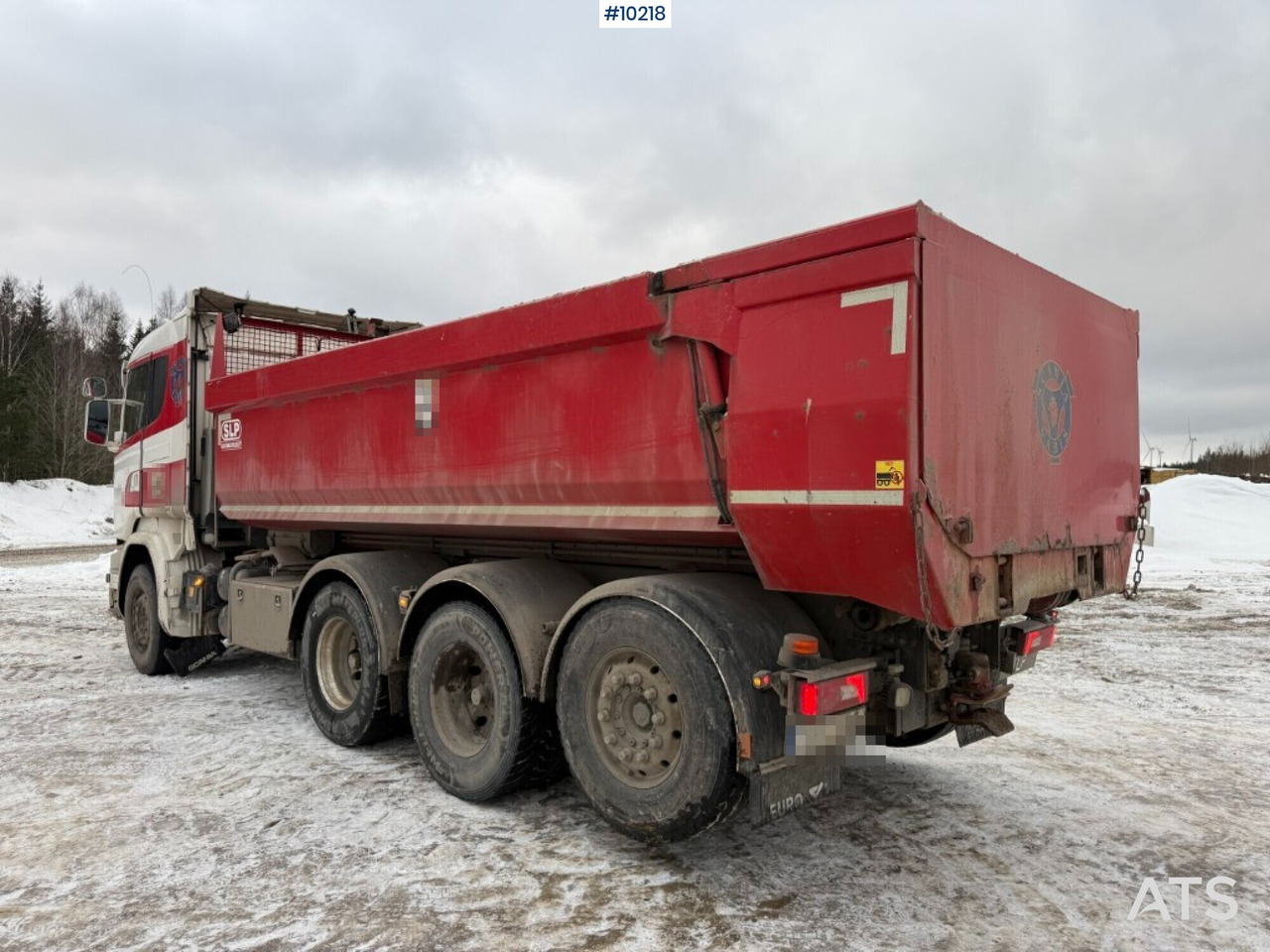 Scania R580 8X4 cassette truck with SLP trailer - Tipper: picture 3 Scania R580 8X4 cassette truck with SLP trailer - Tipper: picture 3