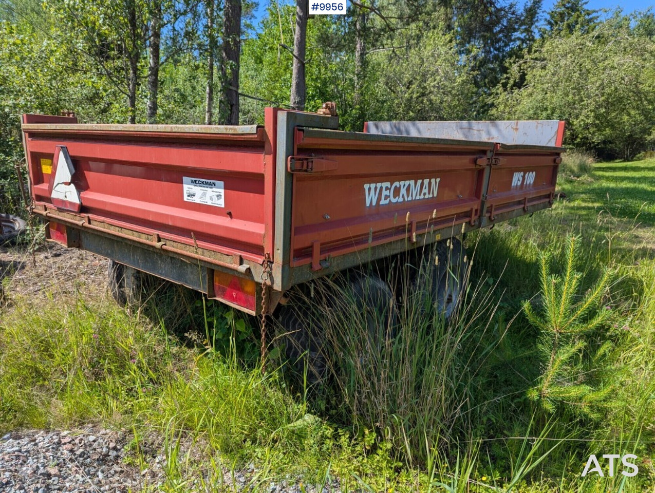 Tipper Weckman WS100 - Tipper trailer: picture 4 Tipper Weckman WS100 - Tipper trailer: picture 4