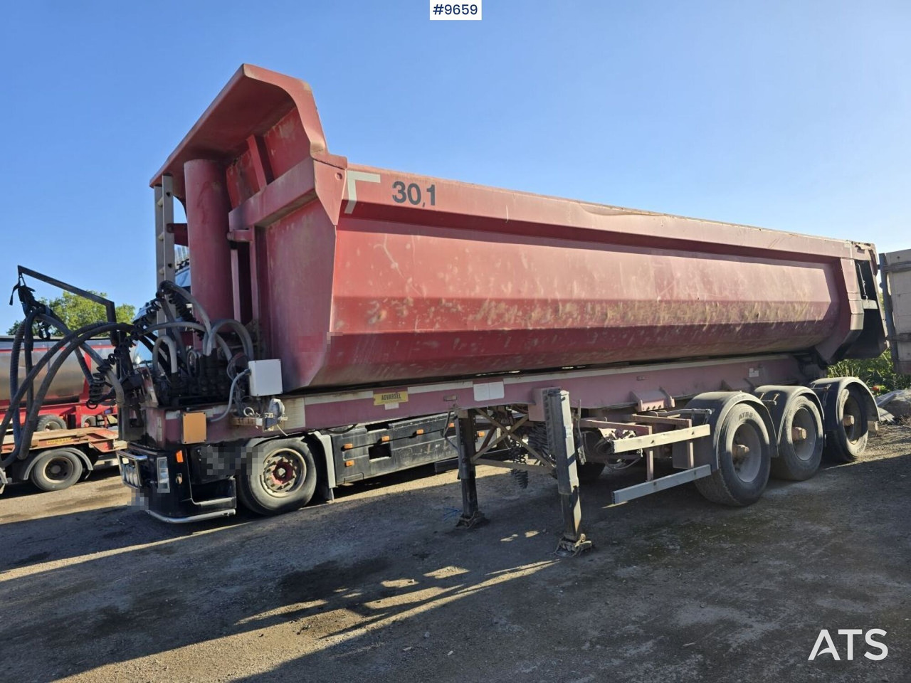 Tipper trailer Damm SE-42T - Tipper semi-trailer: picture 1 Tipper trailer Damm SE-42T - Tipper semi-trailer: picture 1