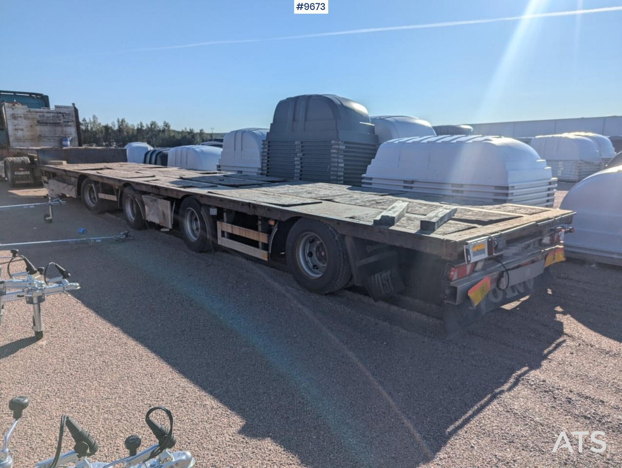 Trailer Närko - Dropside/ Flatbed semi-trailer: picture 2 Trailer Närko - Dropside/ Flatbed semi-trailer: picture 2