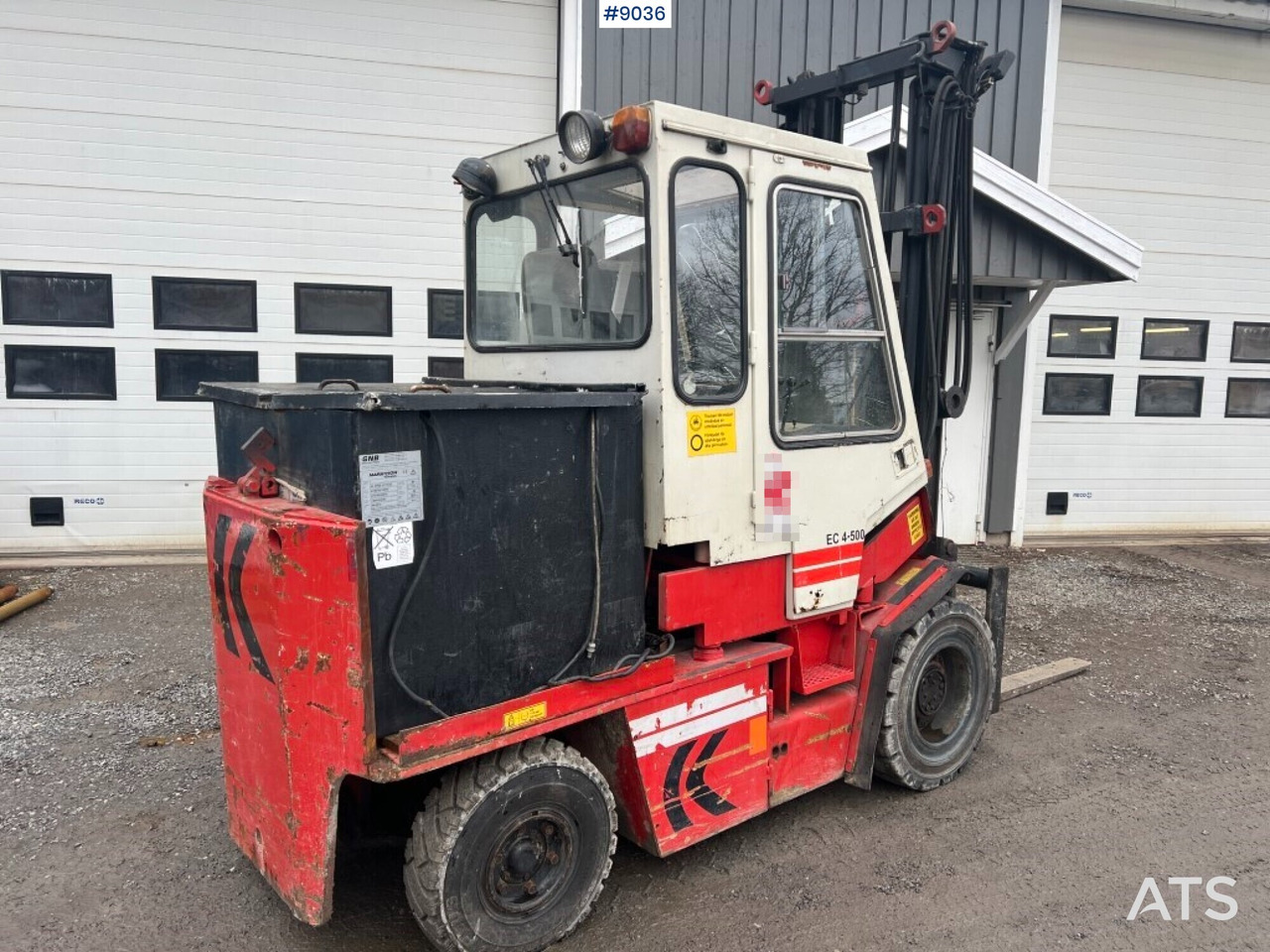 Truck Kalmar EB 4-500 with battery charger and extra tire - Forklift: picture 3 Truck Kalmar EB 4-500 with battery charger and extra tire - Forklift: picture 3