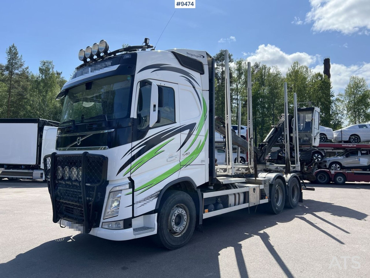 Volvo FH13 Logging truck with Loglift 105S crane - Logging truck, Crane truck: picture 2 Volvo FH13 Logging truck with Loglift 105S crane - Logging truck, Crane truck: picture 2