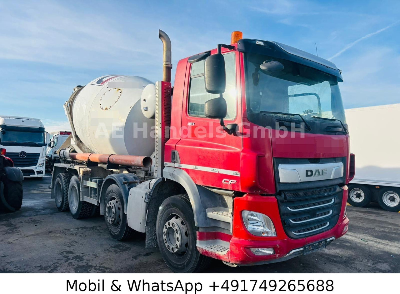 DAF CF 410 DayCab BB 8x4 Euromix EM 9m³ SL |Tempomat - Concrete mixer truck: picture 1 DAF CF 410 DayCab BB 8x4 Euromix EM 9m³ SL |Tempomat - Concrete mixer truck: picture 1