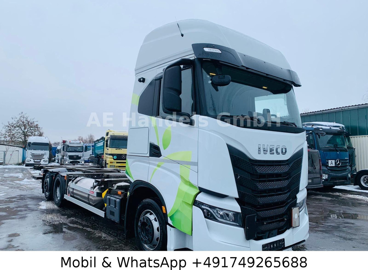 Iveco SWay 460 AS BDF LNG*Retarder/Lenk+Lift/LBW/Multi - Container transporter/ Swap body truck: picture 1 Iveco SWay 460 AS BDF LNG*Retarder/Lenk+Lift/LBW/Multi - Container transporter/ Swap body truck: picture 1