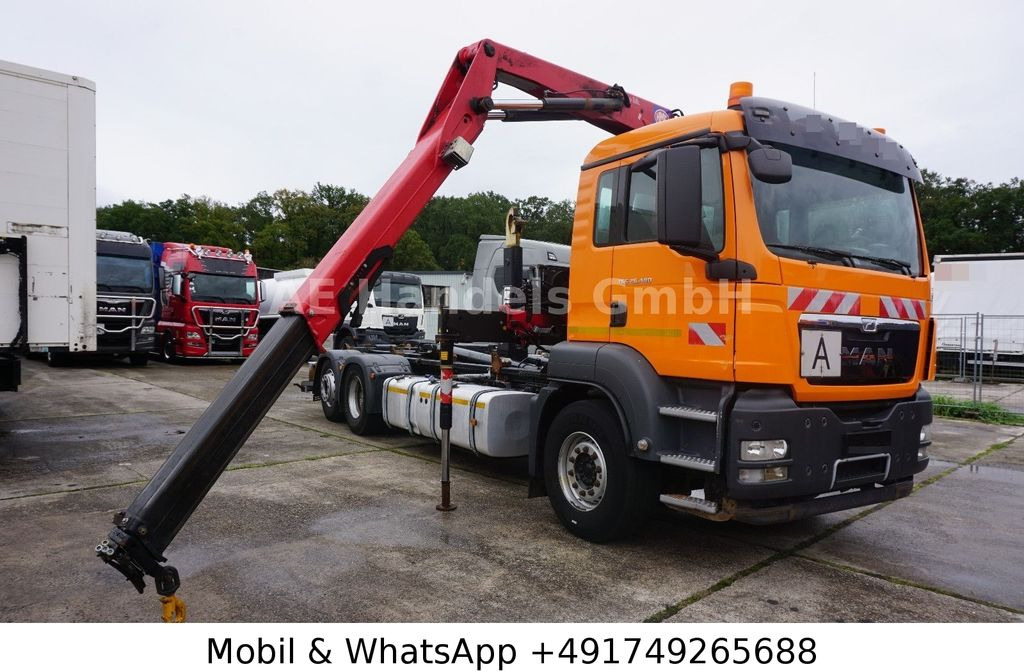 MAN TGS 26.400 BL *Hyva-20.60S/HMF-1444-22/Lenk+Lift - Crane truck: picture 1 MAN TGS 26.400 BL *Hyva-20.60S/HMF-1444-22/Lenk+Lift - Crane truck: picture 1