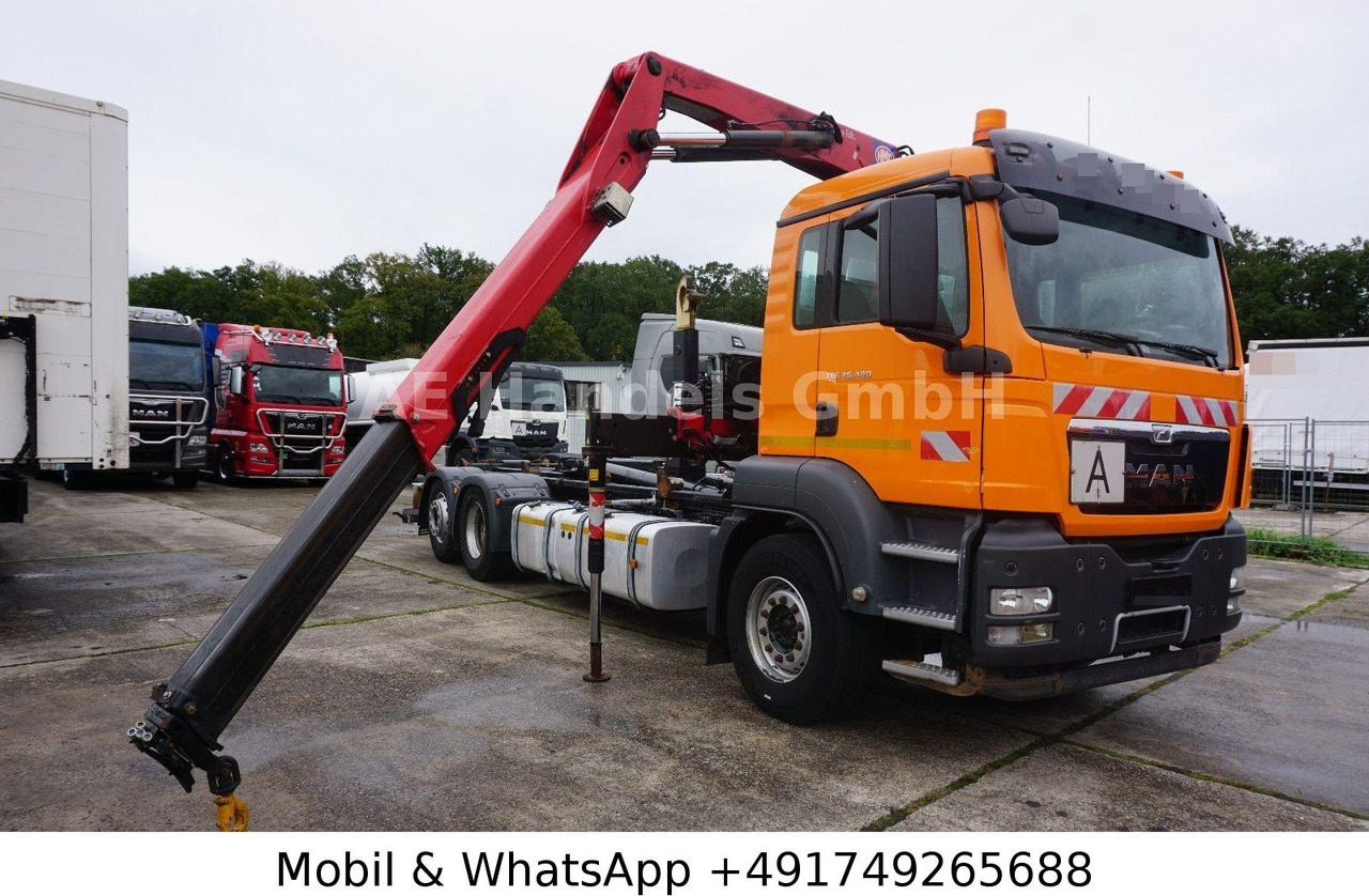 MAN TGS 26.400 BL *Hyva-20.60S/HMF-1444-22/Lenk+Lift MAN TGS 26.400 BL *Hyva-20.60S/HMF-1444-22/Lenk+Lift - Hook lift truck, Crane truck: picture 1 MAN TGS 26.400 BL *Hyva-20.60S/HMF-1444-22/Lenk+Lift MAN TGS 26.400 BL *Hyva-20.60S/HMF-1444-22/Lenk+Lift - Hook lift truck, Crane truck: picture 1