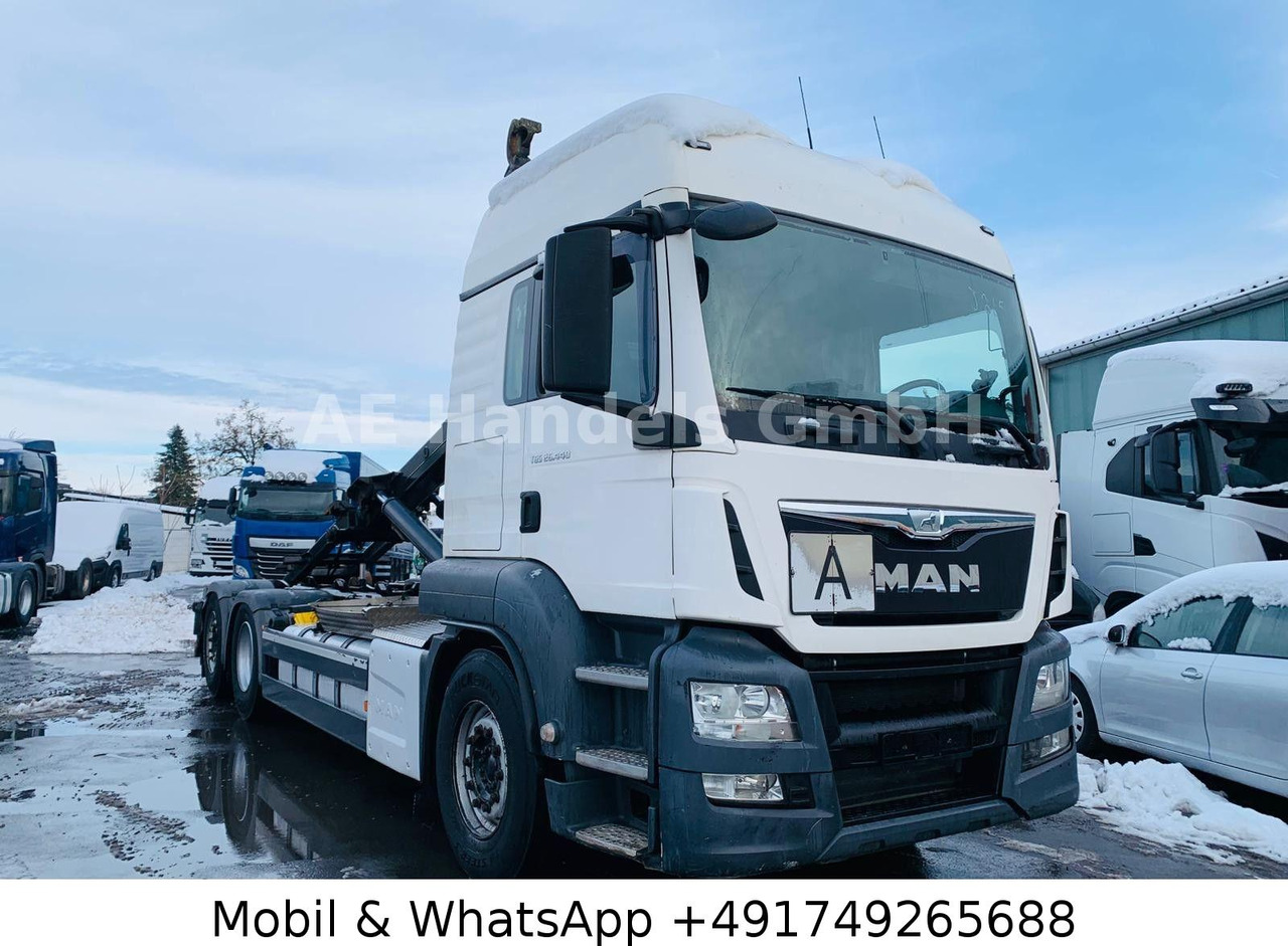 MAN TGS 26.440 BL LX Hiab-XR20SL *Retarder/Lenk+Lift - Hook lift truck: picture 1 MAN TGS 26.440 BL LX Hiab-XR20SL *Retarder/Lenk+Lift - Hook lift truck: picture 1