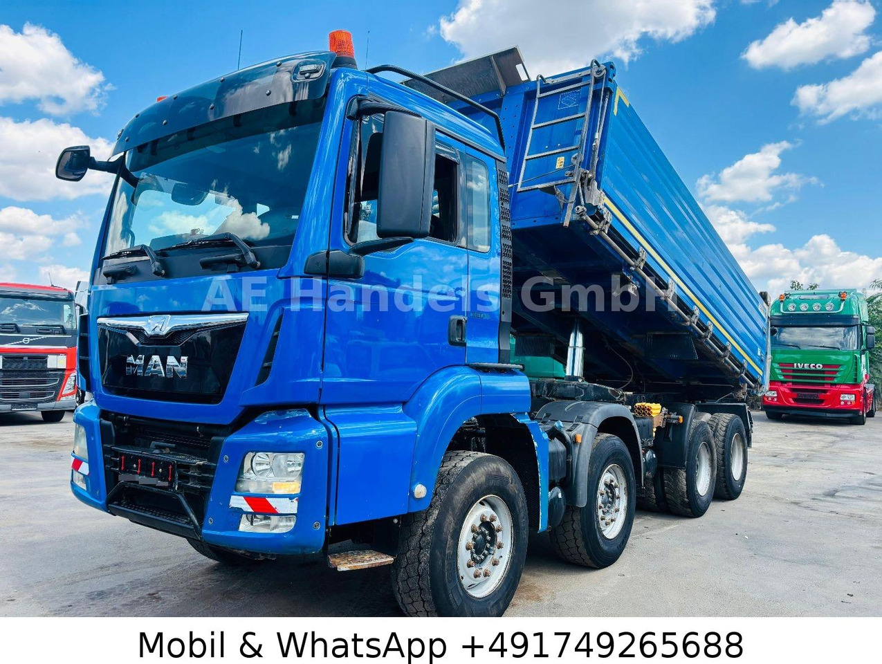 MAN TGS 35.400 M 8x4 BB Dautel Alu *Retarder/15m³ - Tipper: picture 1 MAN TGS 35.400 M 8x4 BB Dautel Alu *Retarder/15m³ - Tipper: picture 1