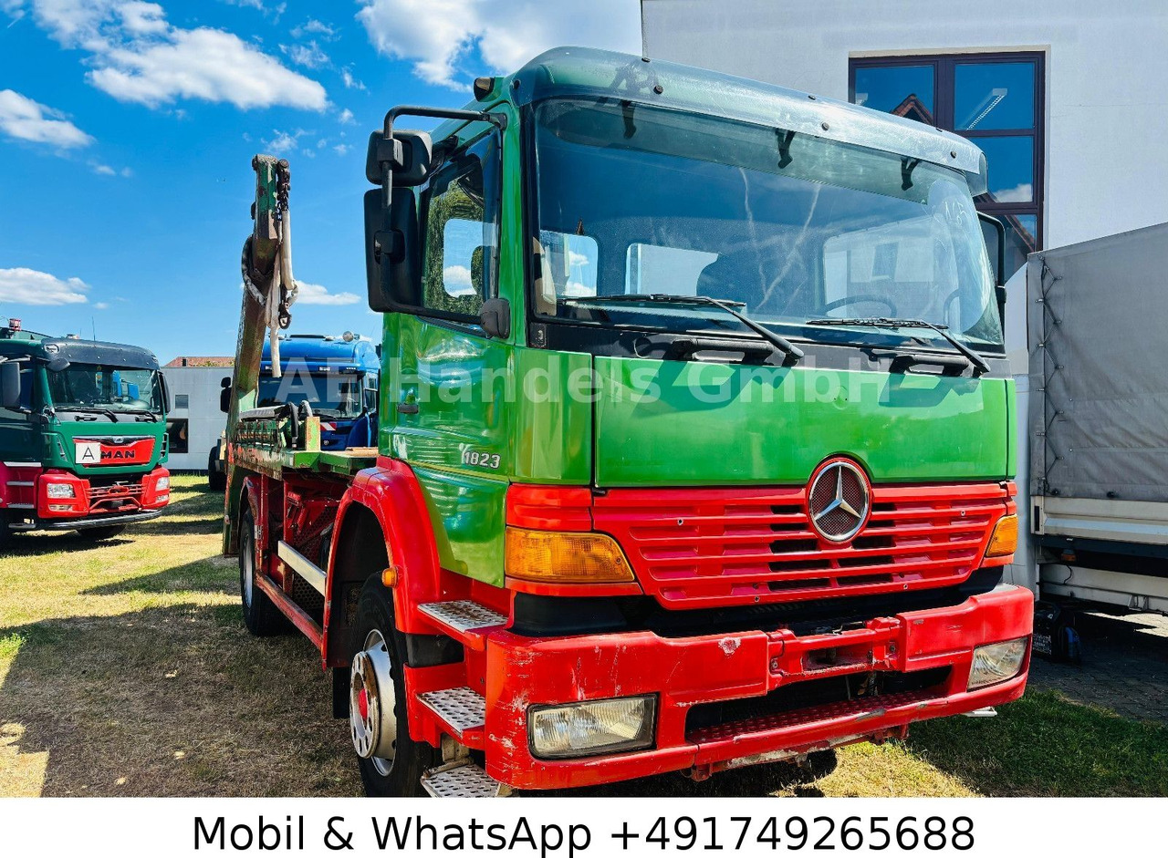Tipper, Crane truck Mercedes-Benz 1823 M BB *Manual / MEILLER-AK-12-MT / Analog: picture 7