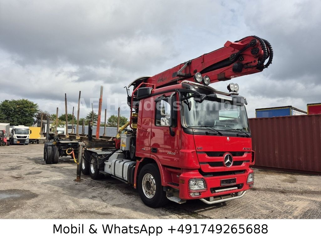 Mercedes-Benz Actros III 2660 L BL 6x4 *Retarder/AP/Palfinger - Logging truck: picture 1 Mercedes-Benz Actros III 2660 L BL 6x4 *Retarder/AP/Palfinger - Logging truck: picture 1