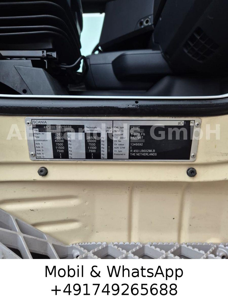 Container transporter/ Swap body truck Scania R450 TopLine LL BDF *Retarder/Standklima: picture 17